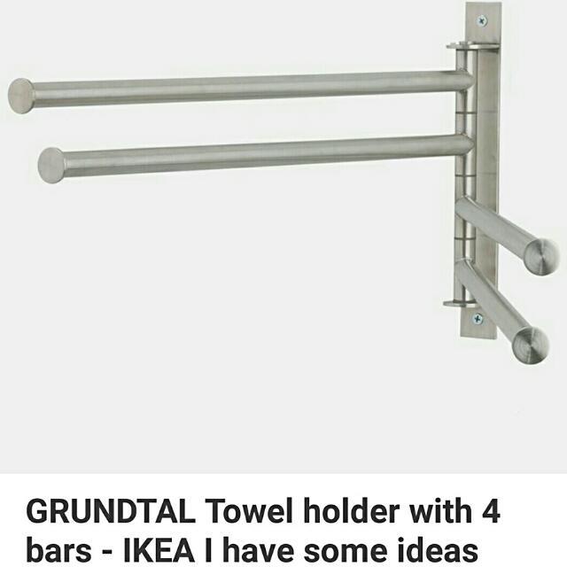 Ikea grundtal towel rail on sale