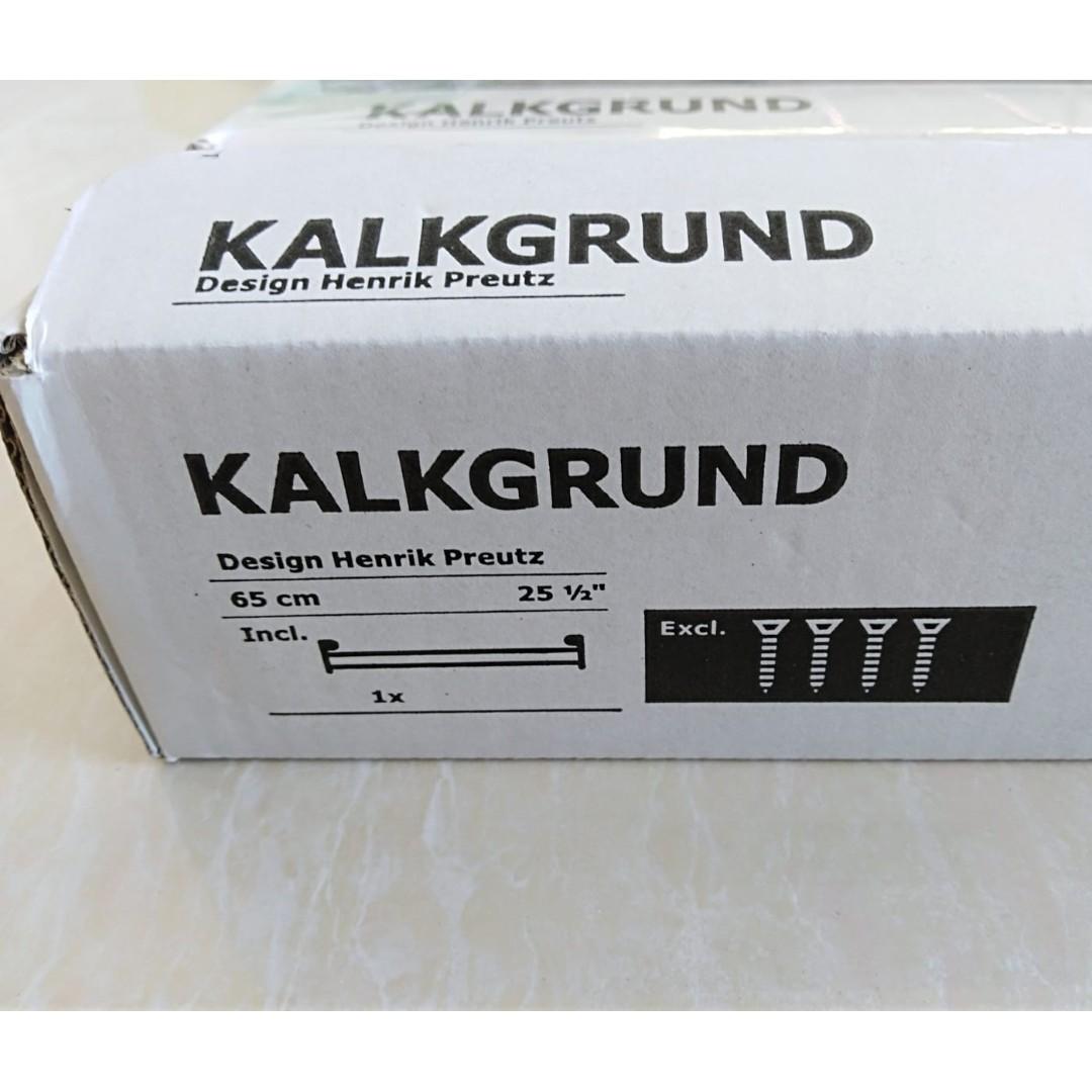 Ikea KALKGRUND Towel rail, chromeplated, 65 cm, Furniture & Home