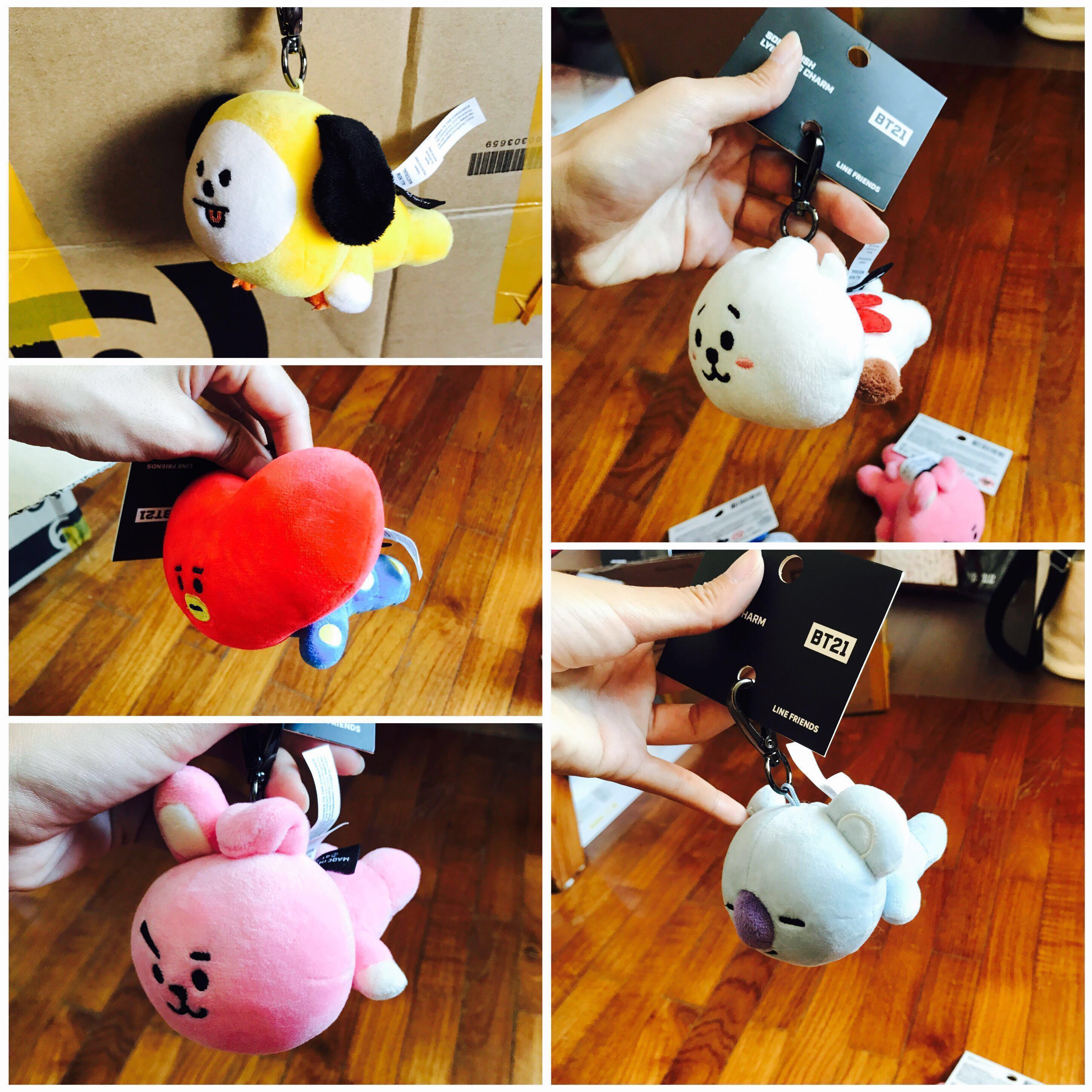Bt21 lying bag charm sales