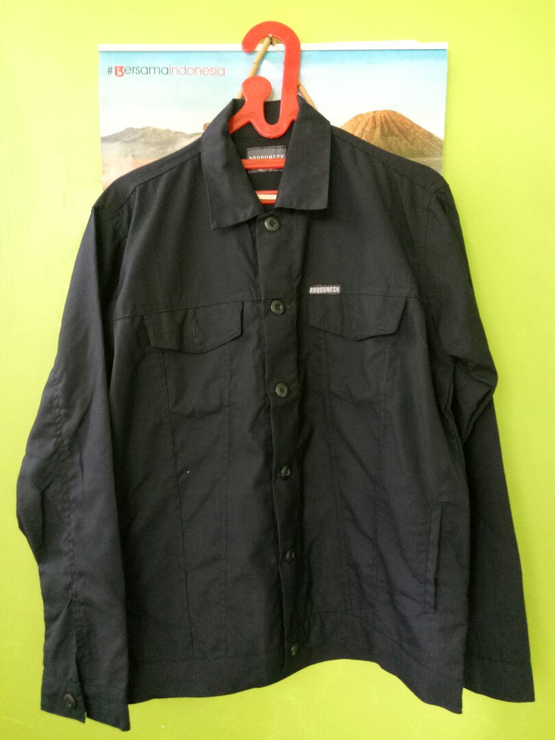 Jaket Trucker Roughneck, Fesyen Pria 