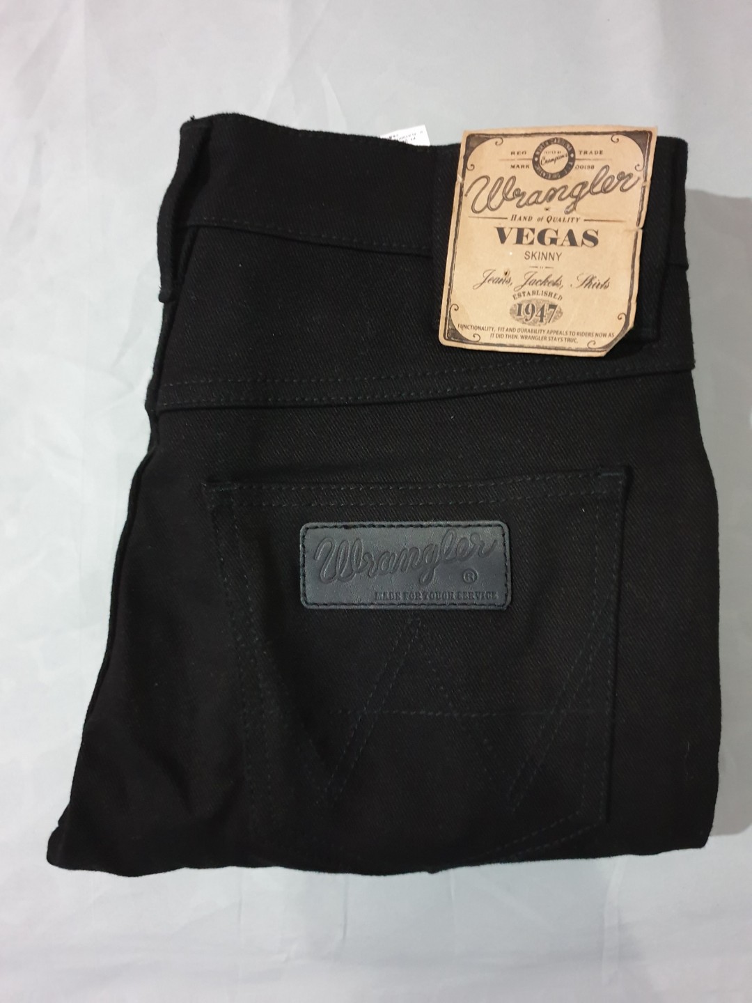 Jeans wrangler vegas skinny black original