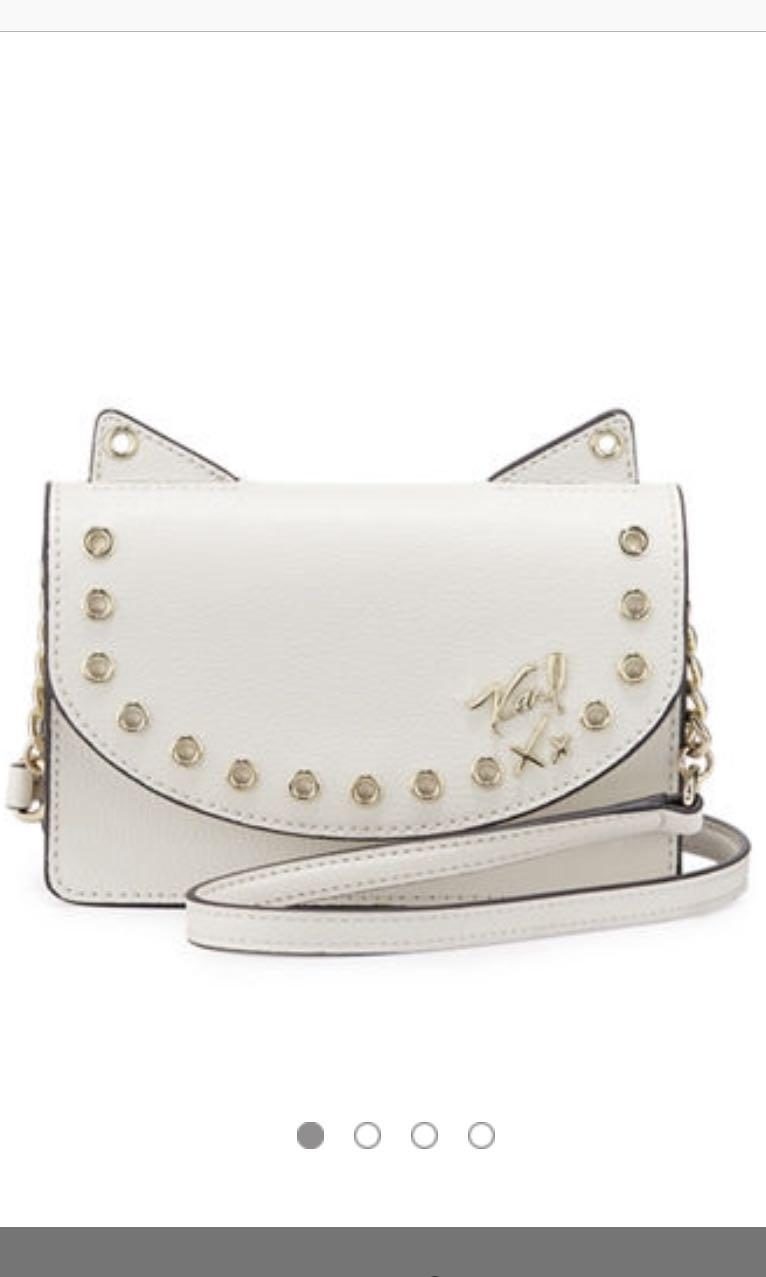 Karl Lagerfeld Cat Ear Sling Women S Fashion Bags Wallets Sling Bags On Carousell