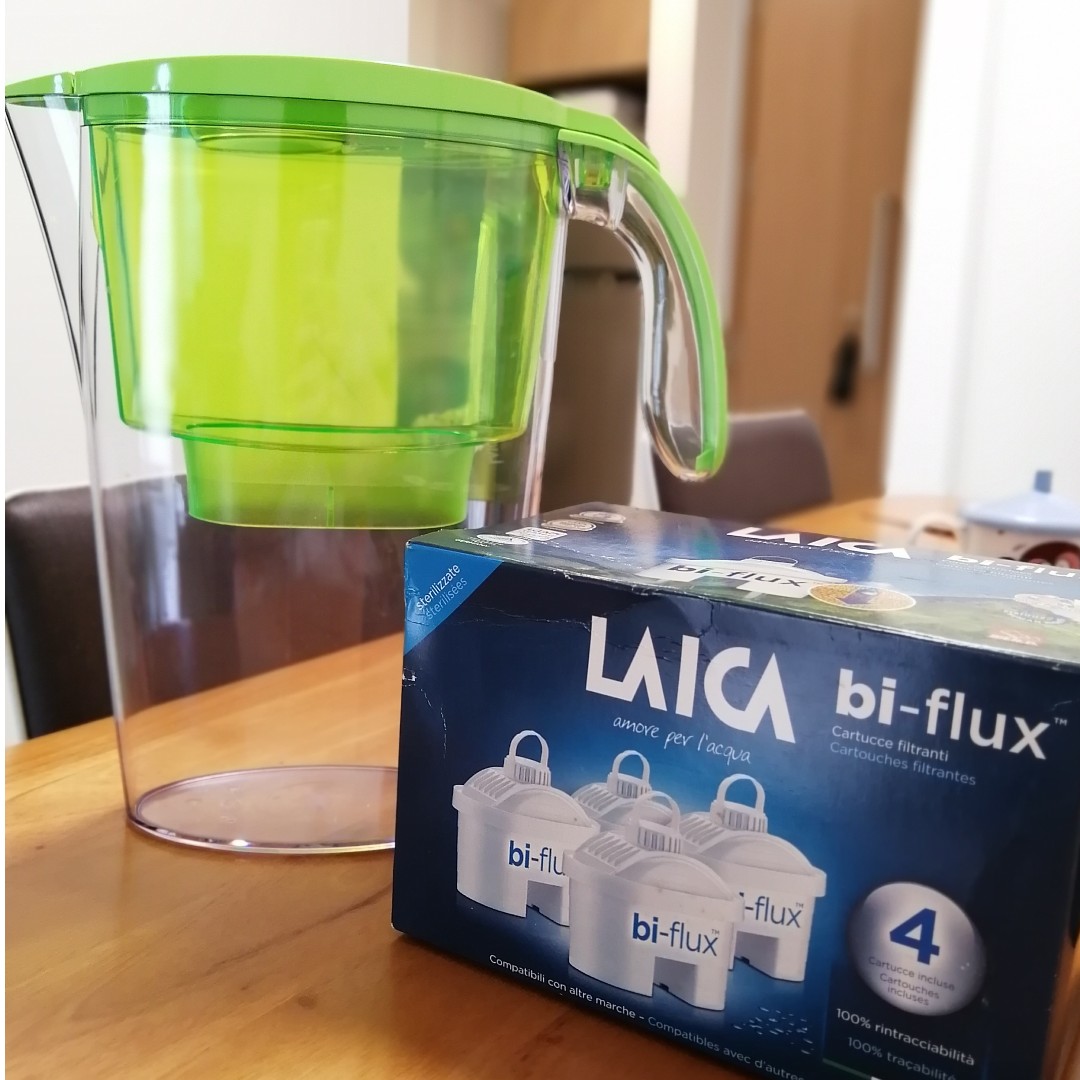 Laica Bi-Flux water filter cartridge and LAICA water jug, TV & Home  Appliances, Kitchen Appliances, Water Purifers & Dispensers on Carousell