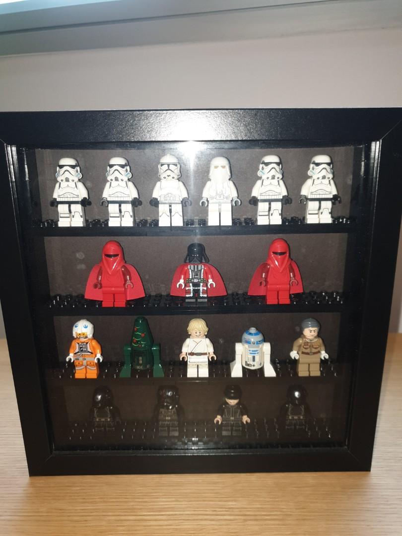 star wars lego figures framed