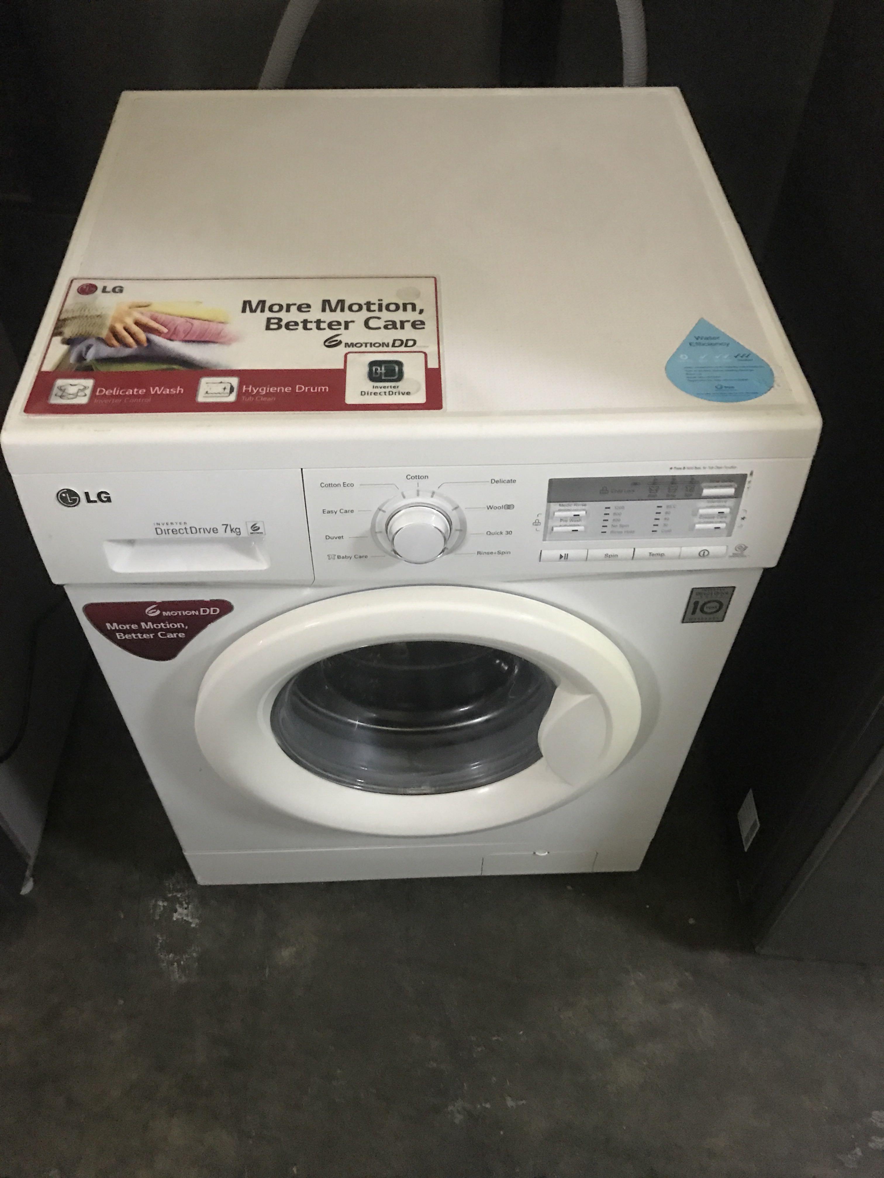 Lg Direct Drive 7kg Washing Machine Washer Home Appliances Kitchenware On Carousell