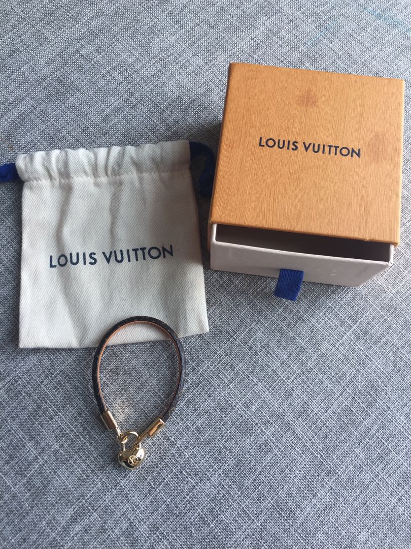 LOUIS VUITTON LV Crazy In Lock Charm Monogram Bracelet