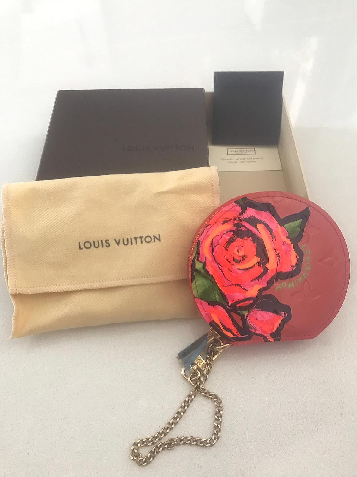 Louis Vuitton Limited Edition Stephen Sprouse Roses Monogram Vernis Coin  Wallet, Louis Vuitton Small_Leather_Goods