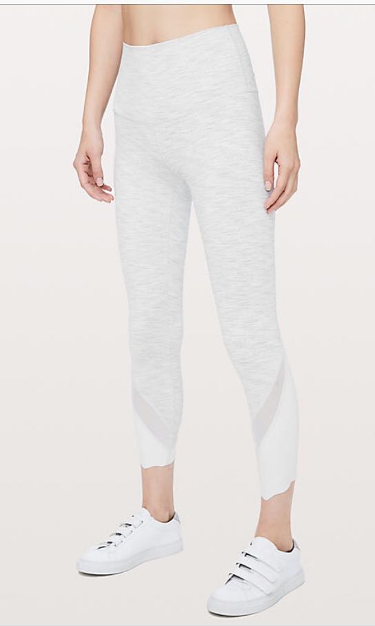lululemon scalloped bottom leggings