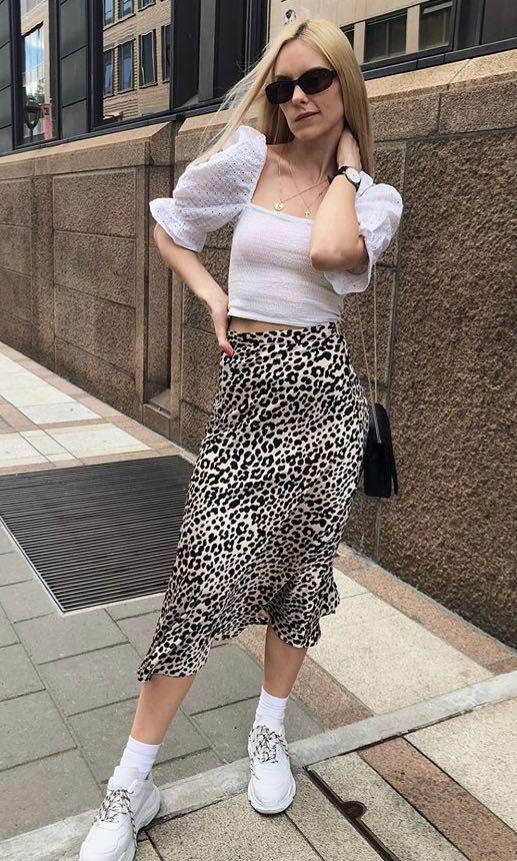 Monki plaid midi skirt clearance