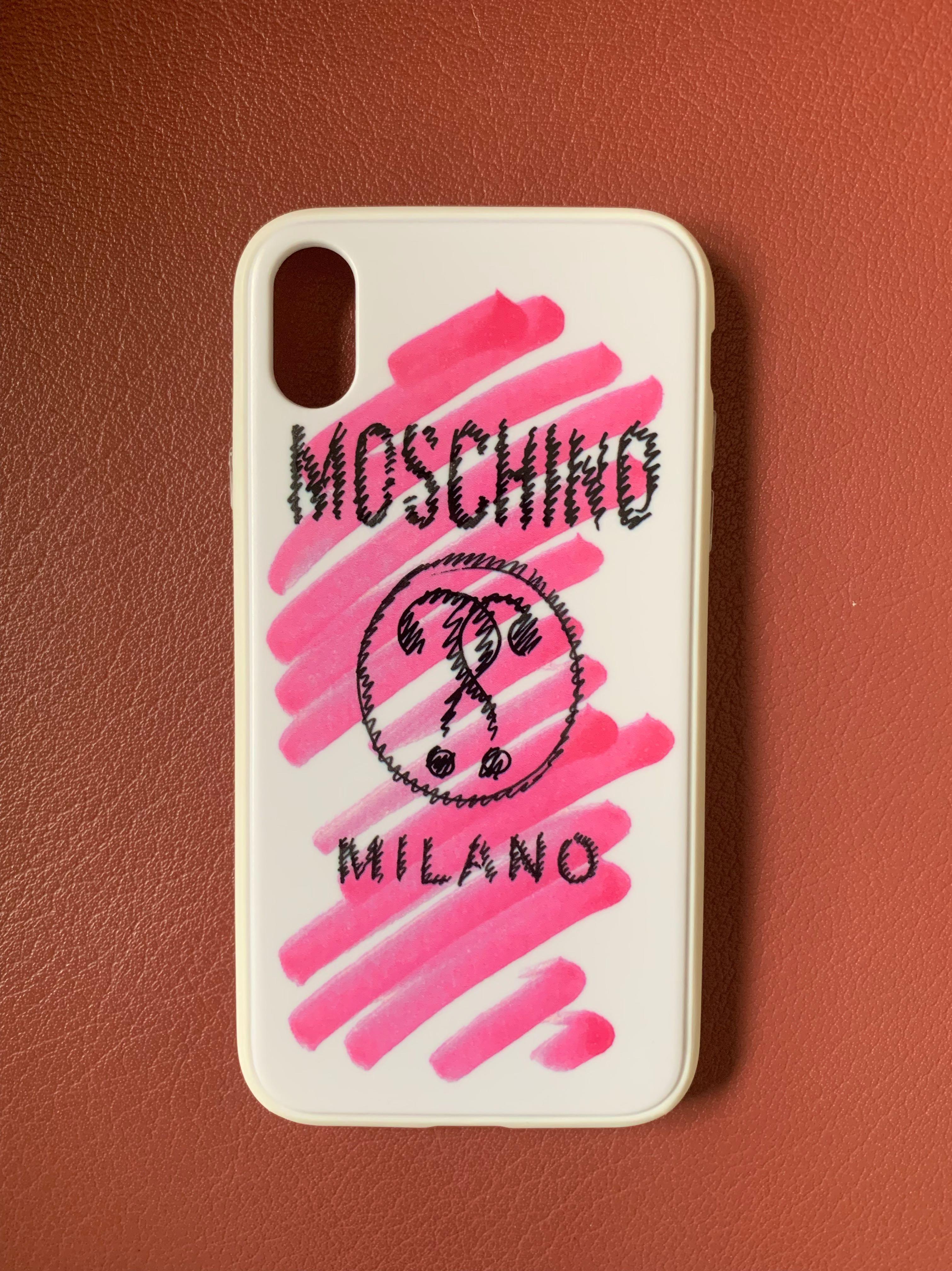 Moschino Iphone Xr Case Mobile Phones Tablets Mobile Tablet Accessories Cases Sleeves On Carousell
