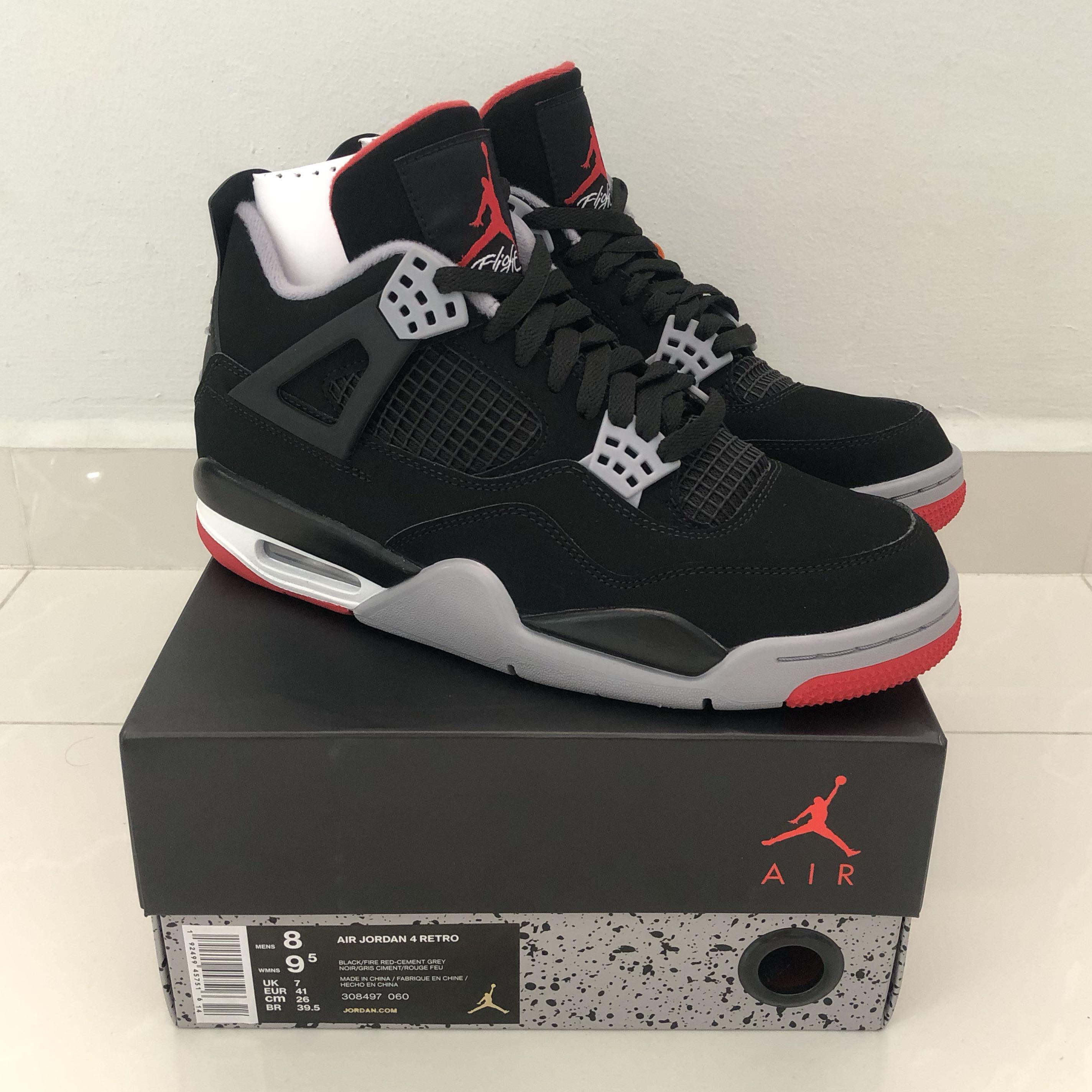 jordan 4 bred 8.5