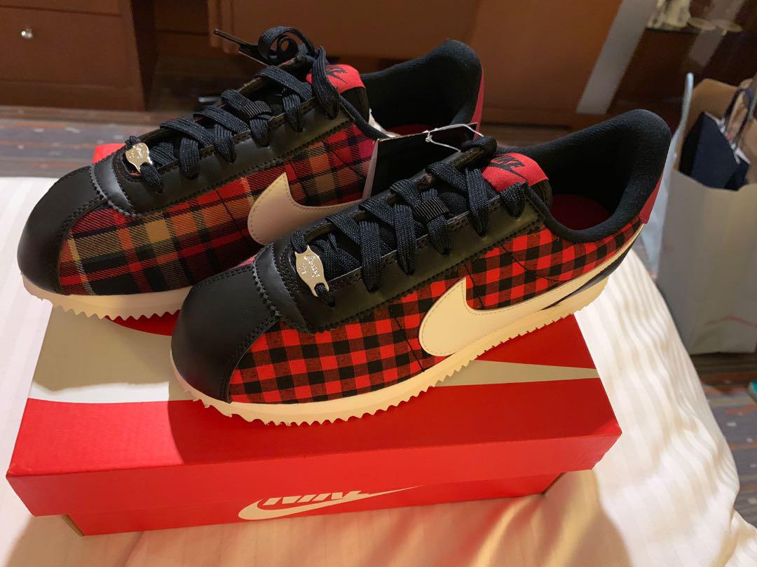 Checkered nike cortez outlet