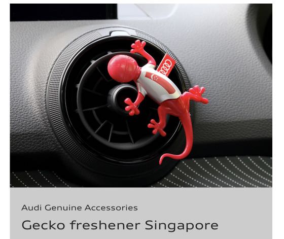 Original Audi Gecko Freshener, Car Accessories, Accessories on Carousell