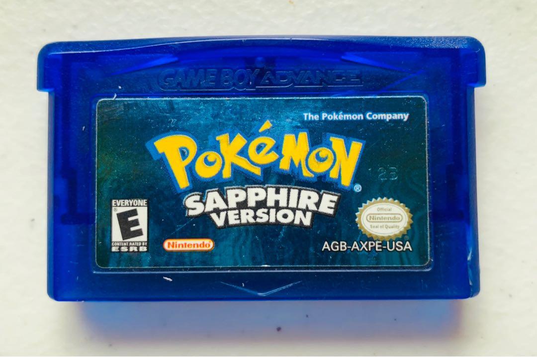 Pokemon Sapphire Gameboy Advance Video Gaming Video Games On Carousell