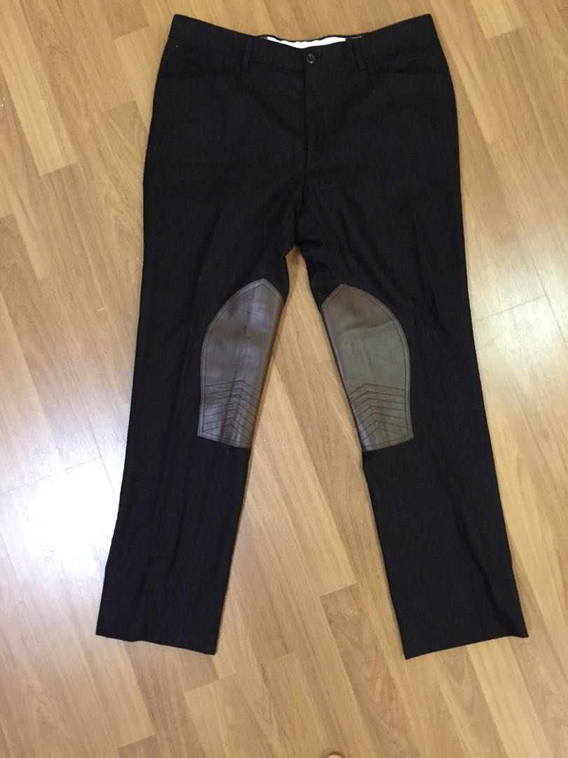 Ralph Lauren Size 8 Olive Brown Cotton Side Button Paneled Equestrian Pants  — Labels Resale Boutique