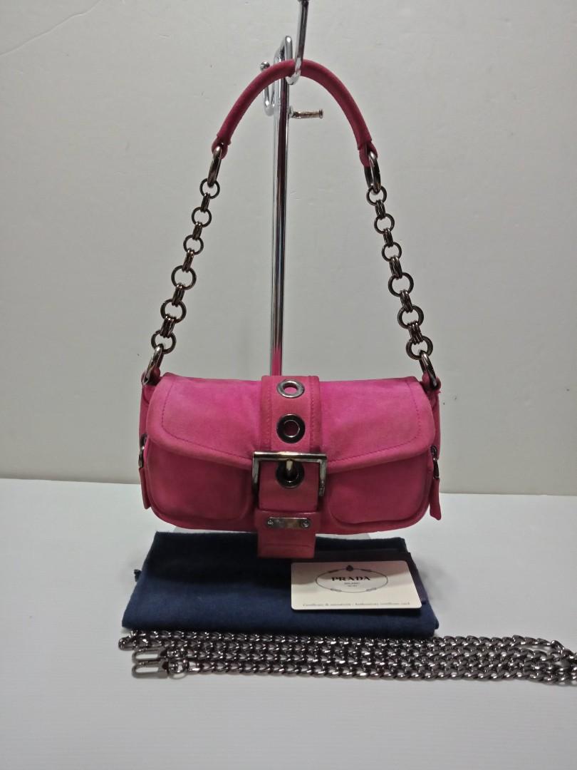 prada suede bag