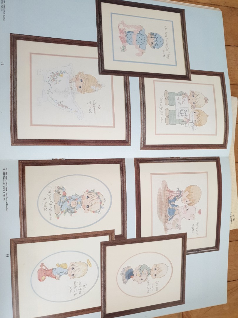 Precious Moments Cross Stitch Pattern Book Design Craft Handmade Craft On Carousell