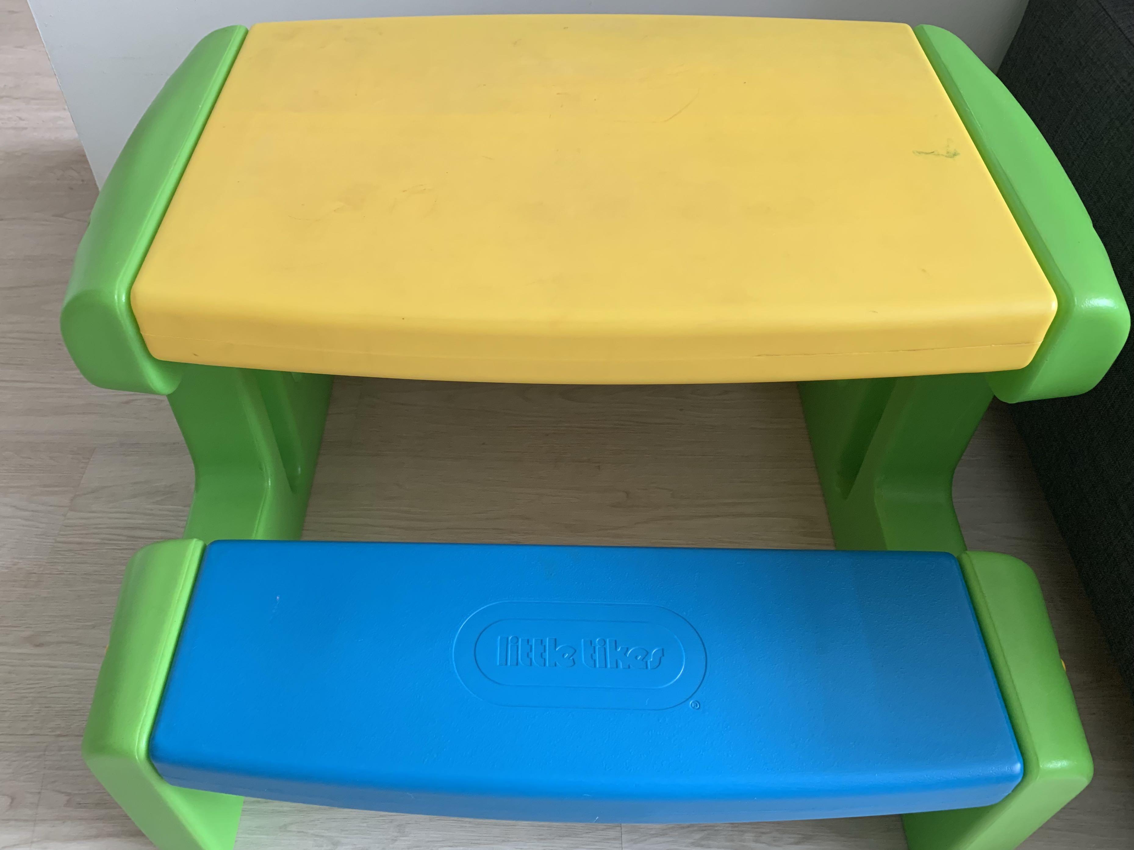 kids picnic table little tikes