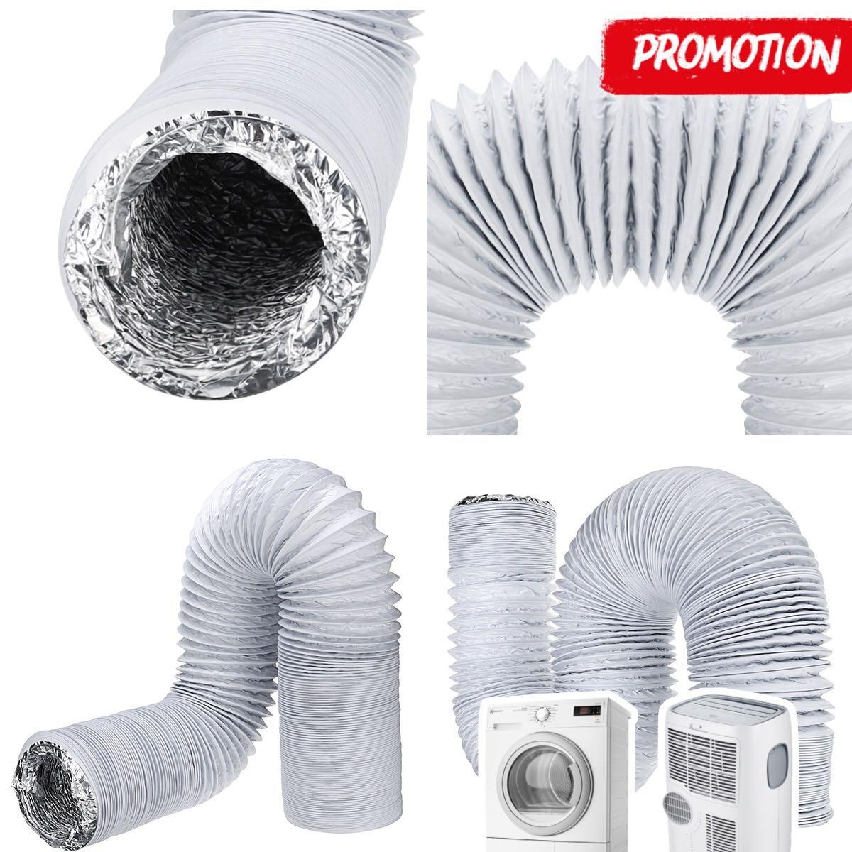 Pvc Aluminum Hose For Portable Aircon Dryer Kitchen Hood And More Duct Ducting Vent Aircooler Ac Plastic Hose Pipe Everything Else On Carousell