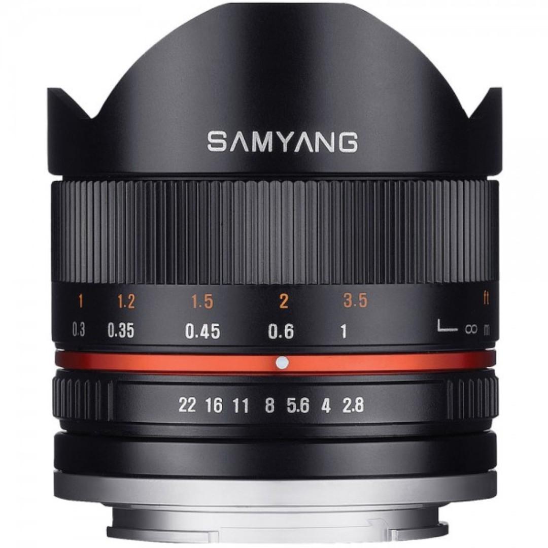 Samyang 8mm F2 8 Fish Eyes Ii Lens Fujifilm X Mount Black Photography Lenses On Carousell