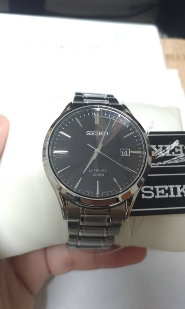 Seiko SGEG95P1 全新石英錶, 手機及配件, 智能穿戴裝置及智能手錶在旋轉拍賣