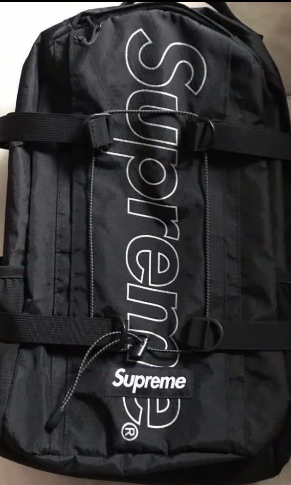 Supreme backpack 18fw 45th, 男裝, 袋, 腰袋、手提袋、小袋- Carousell