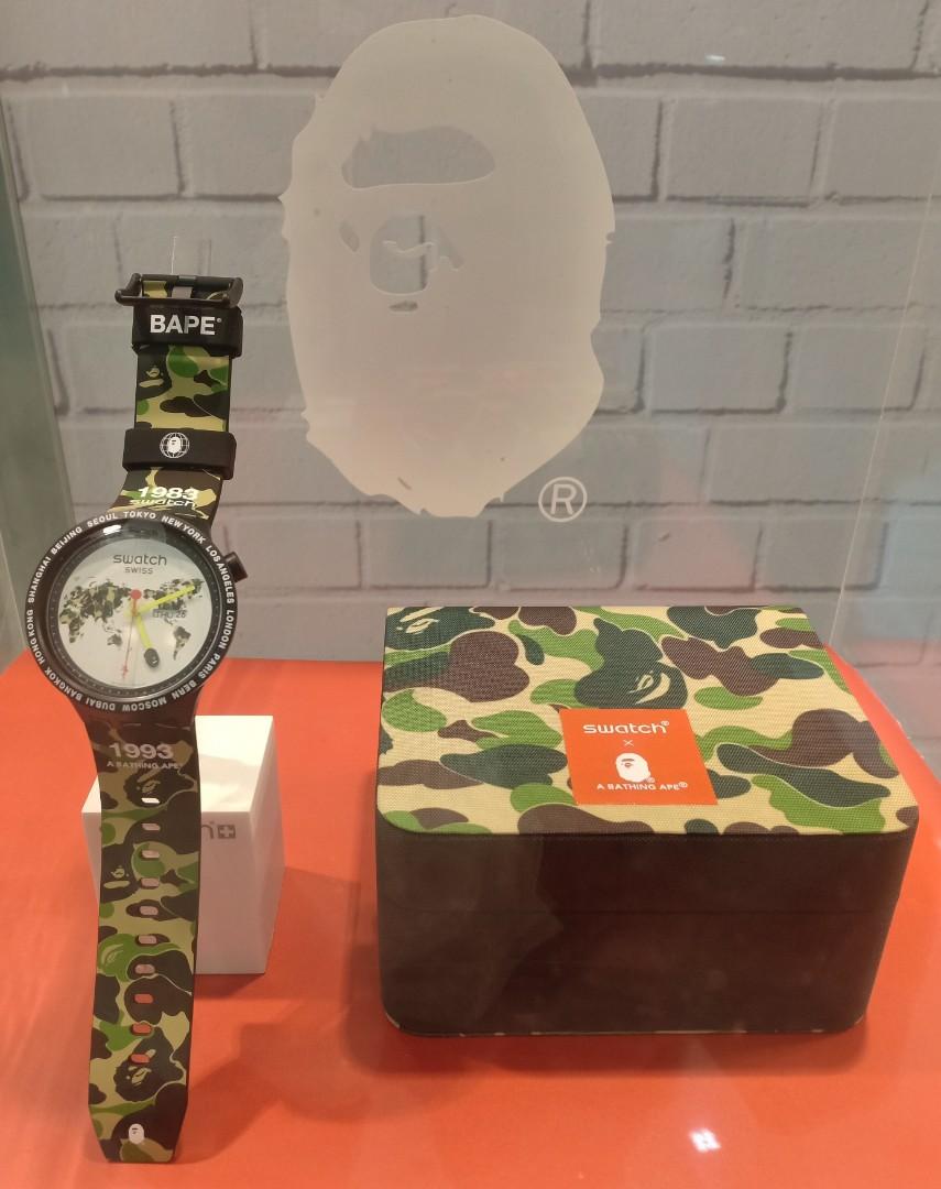 swatch bape watch