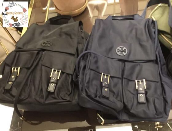 tilda nylon flap backpack