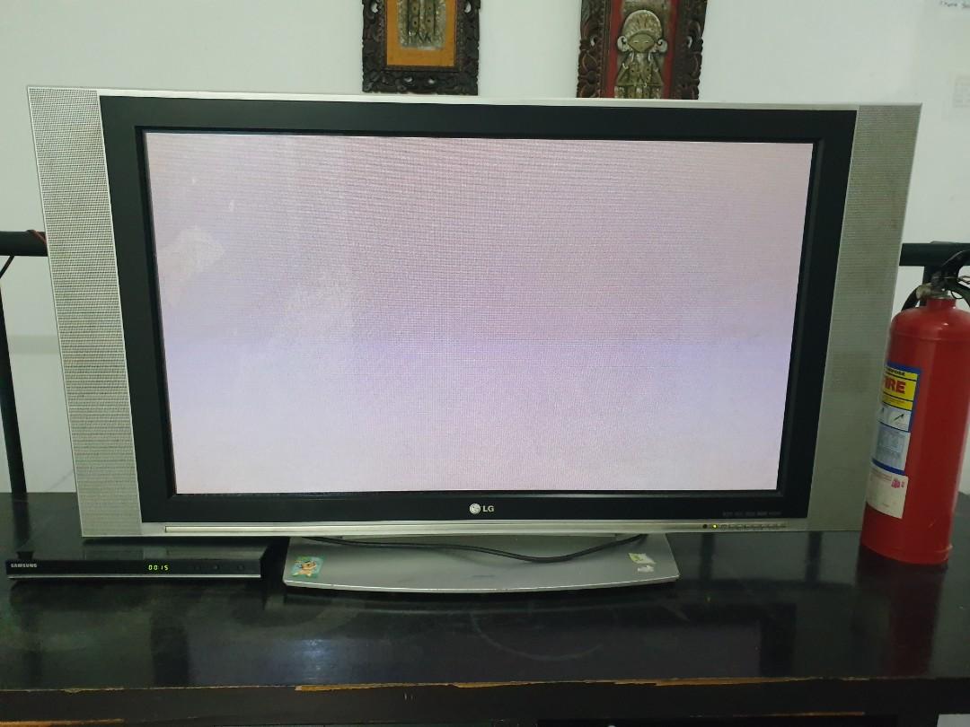 Tv Plasma LG 42 Inch - Buat Kanibalan/Jasa Service/Service Sendiri,  Elektronik, TV & Perlengkapan Hiburan di Carousell