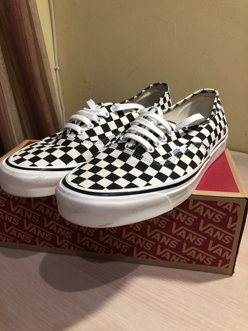 vans authentic 44 dx checkerboard