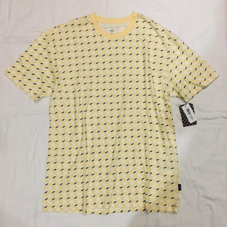 vans yellow checkered shirt