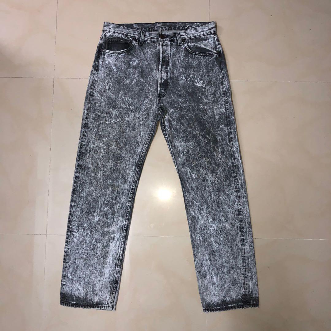 Vintage Levis 501 Acid Wash Men s Fashion Bottoms Jeans on