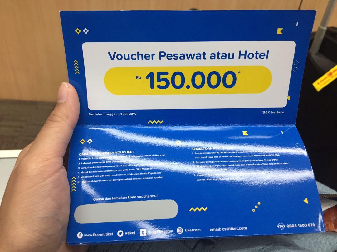Voucher Tiket Com 150ribu Tiket Voucher Kartu Hadiah Voucher Di Carousell Cheaptickets, cheaptickets.com, and the cheaptickets logo are either registered trademarks or trademarks of trip network, inc. voucher tiket com 150ribu