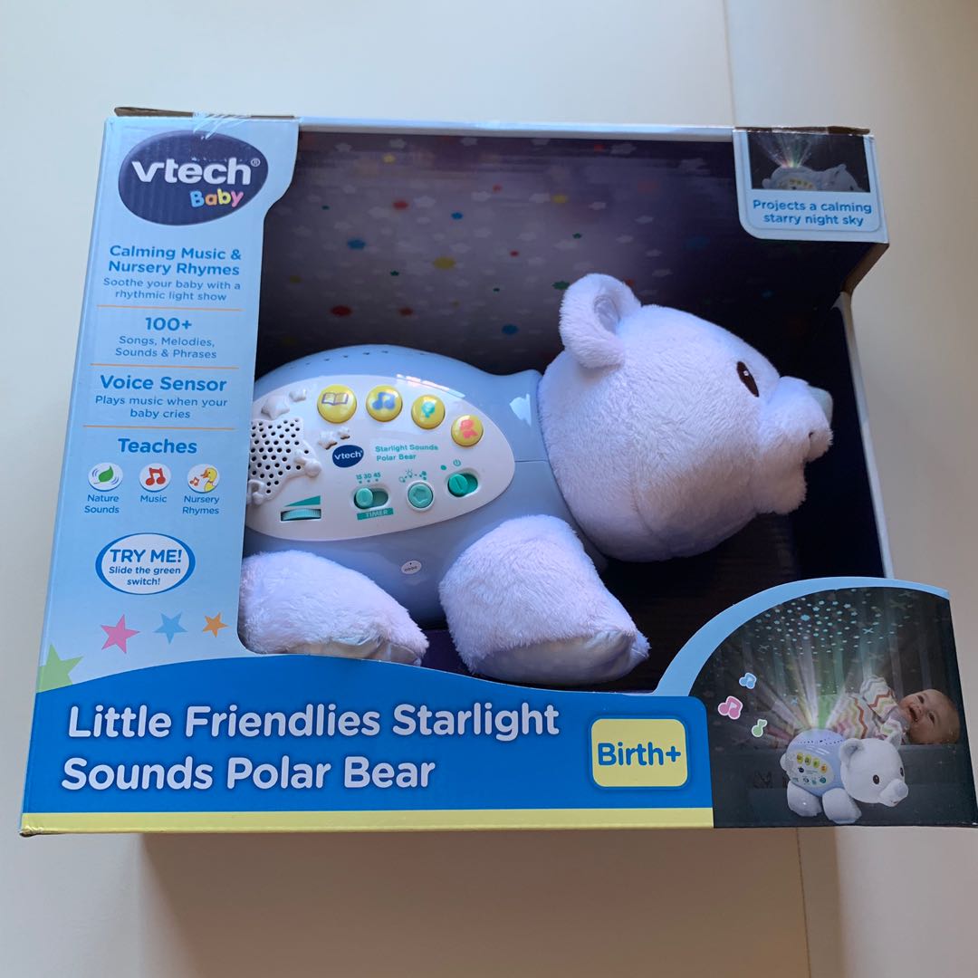 Vtech baby little friendlies hotsell starlight sounds polar bear