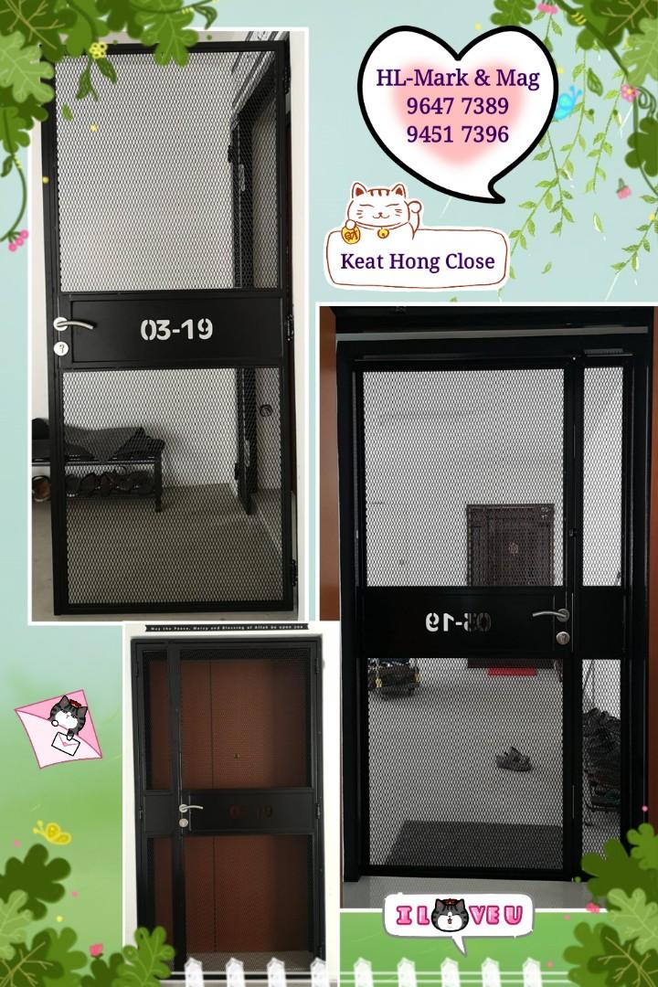 We are specially in Aluminium grilles, Windows, gate, shower screen, door, etc for BTO & HDB flat.62863078544387112