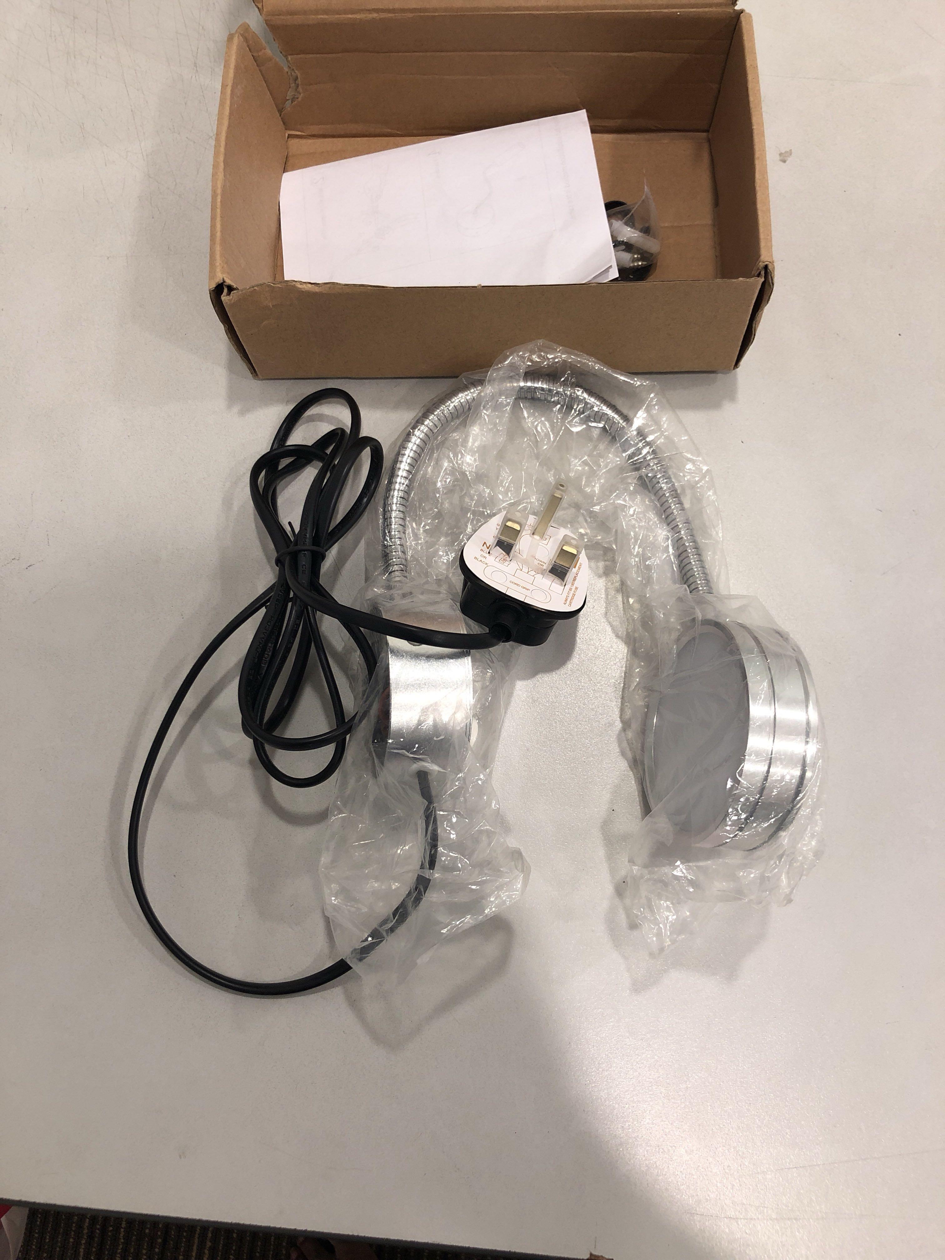 Wefond 5w Wall Mounted Reading Light Flexible Gooseneck Led Sconce