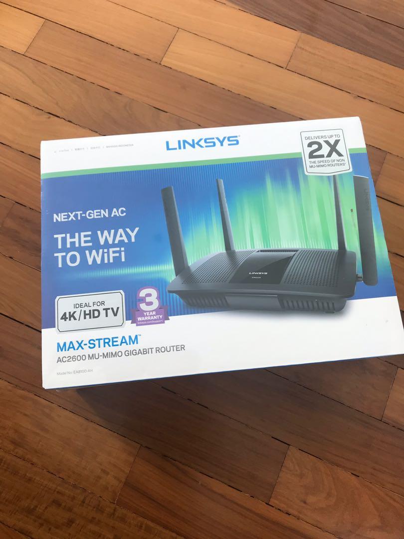 LINKSYS AC2600 wifi router, Computers & Tech, Parts & Accessories ...