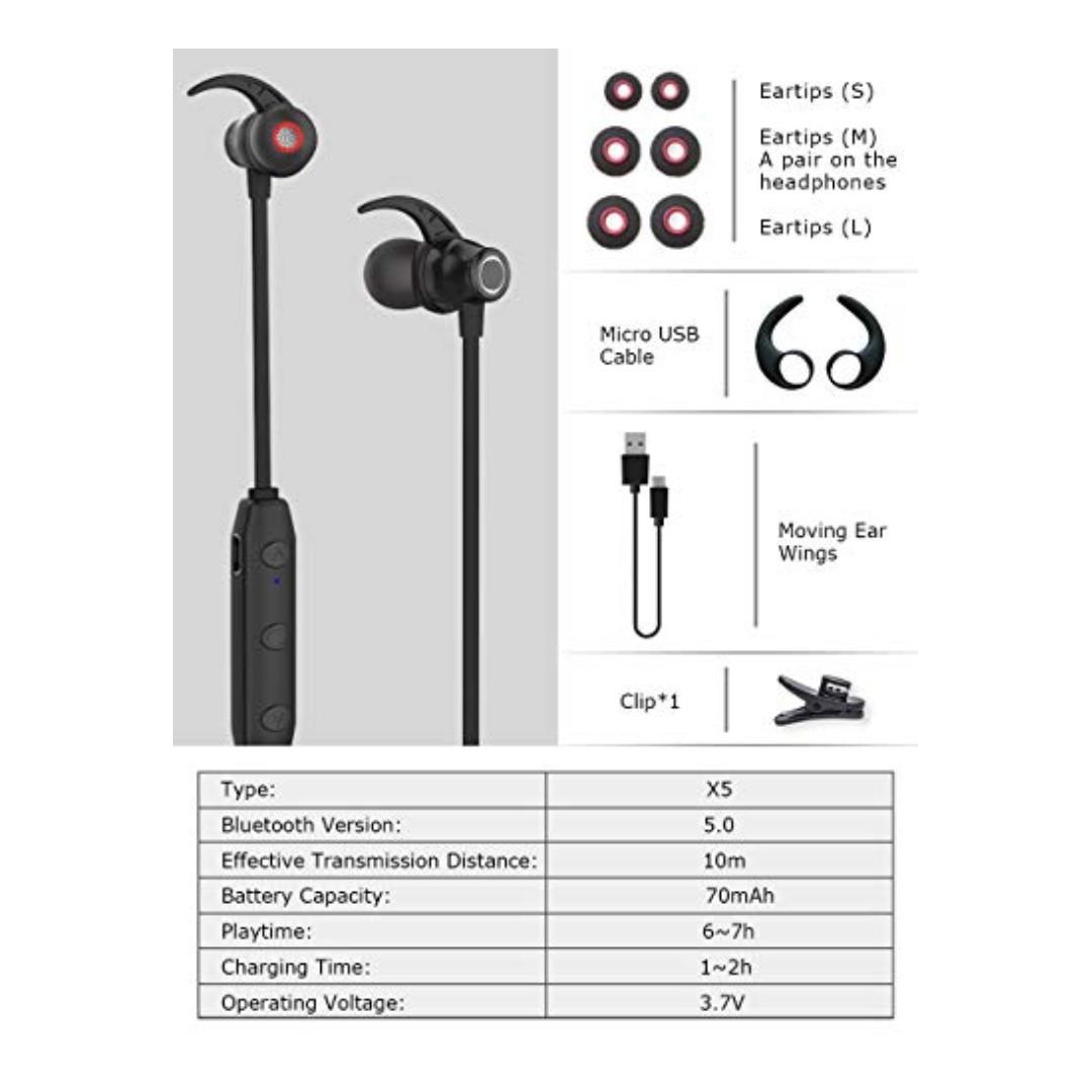 X5 sport headset hd stereo clearance