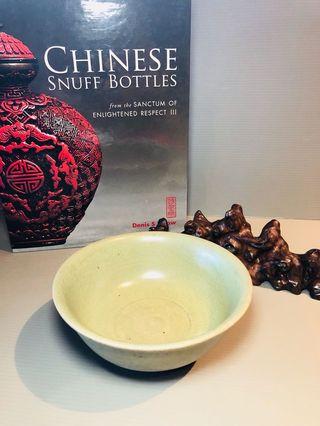  Antique green big bowl