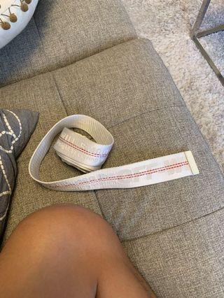 Off White white belt