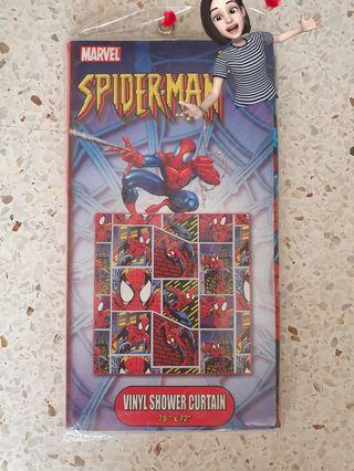 Spider-man Vinyl Shower Curtain