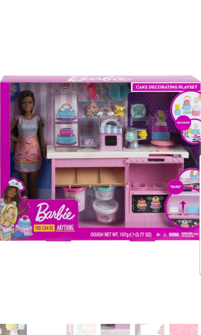barbie and play doh