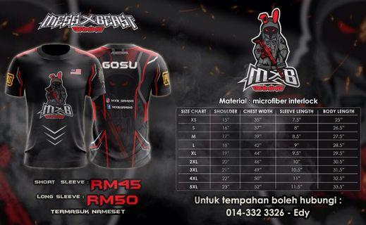 BAJU PUBG MWB GAMING