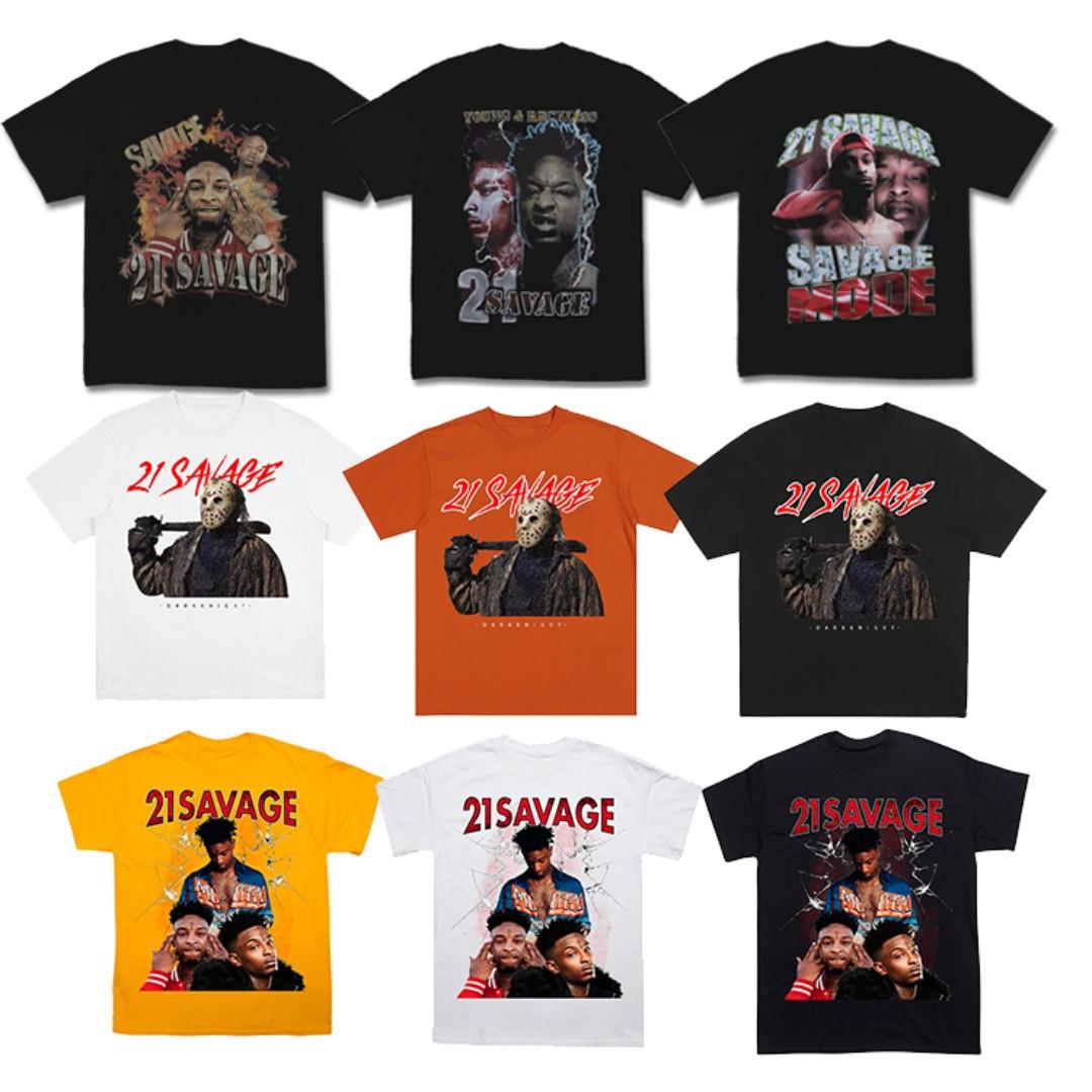 21 Savage, Gucci mane, street fighter vintage tee, Men's Fashion, Tops & & Polo Shirts on Carousell