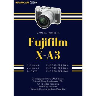 For Rent! Fujifilm X-A3