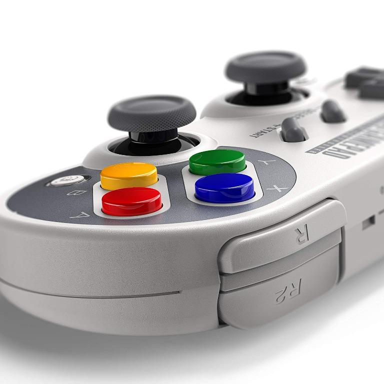 8Bitdo SF30 Pro,Wireless Bluetooth Controller with Classic Joystick Gamepad for PC Android Windows macOS,Steam and Nintendo Switch (Category: Controllers) located in Manila. Submitted by techsmartph (Listing ID 234308362, Image 3). Description: • Ultra-compatible with Nintendo Switch, Windows PC Computers & MacOS, NES & SNES Classic,Android • Wireless Bluetooth and direct USB connectable with built in lithium ion battery • Rumble vibration, Motio