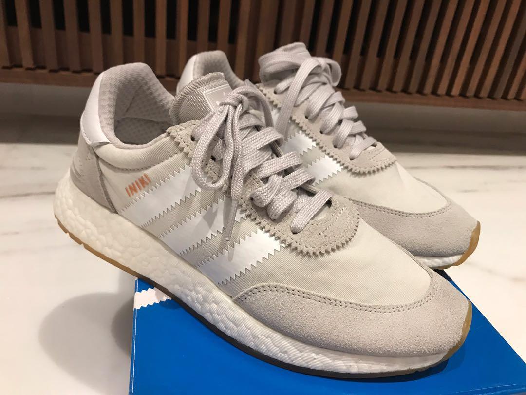 Adidas Iniki Runner Womens UK 6 Grey White BY9093