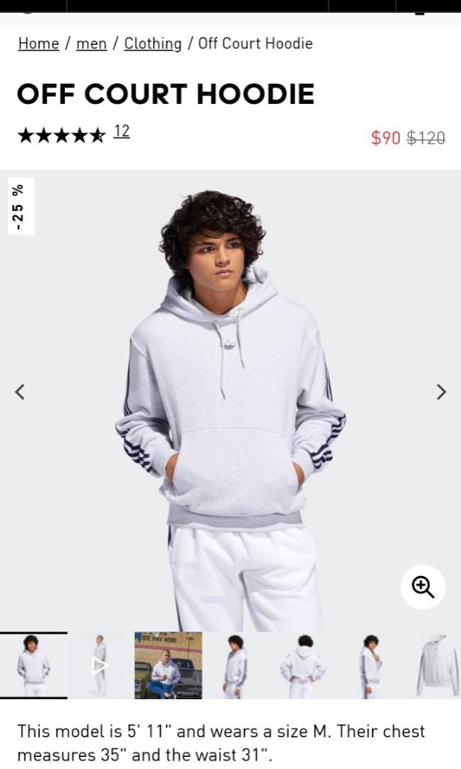 adidas off court hoodie