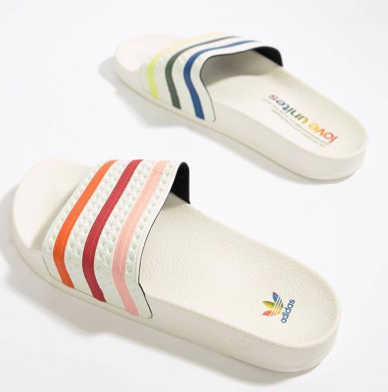 adidas rainbow sandals