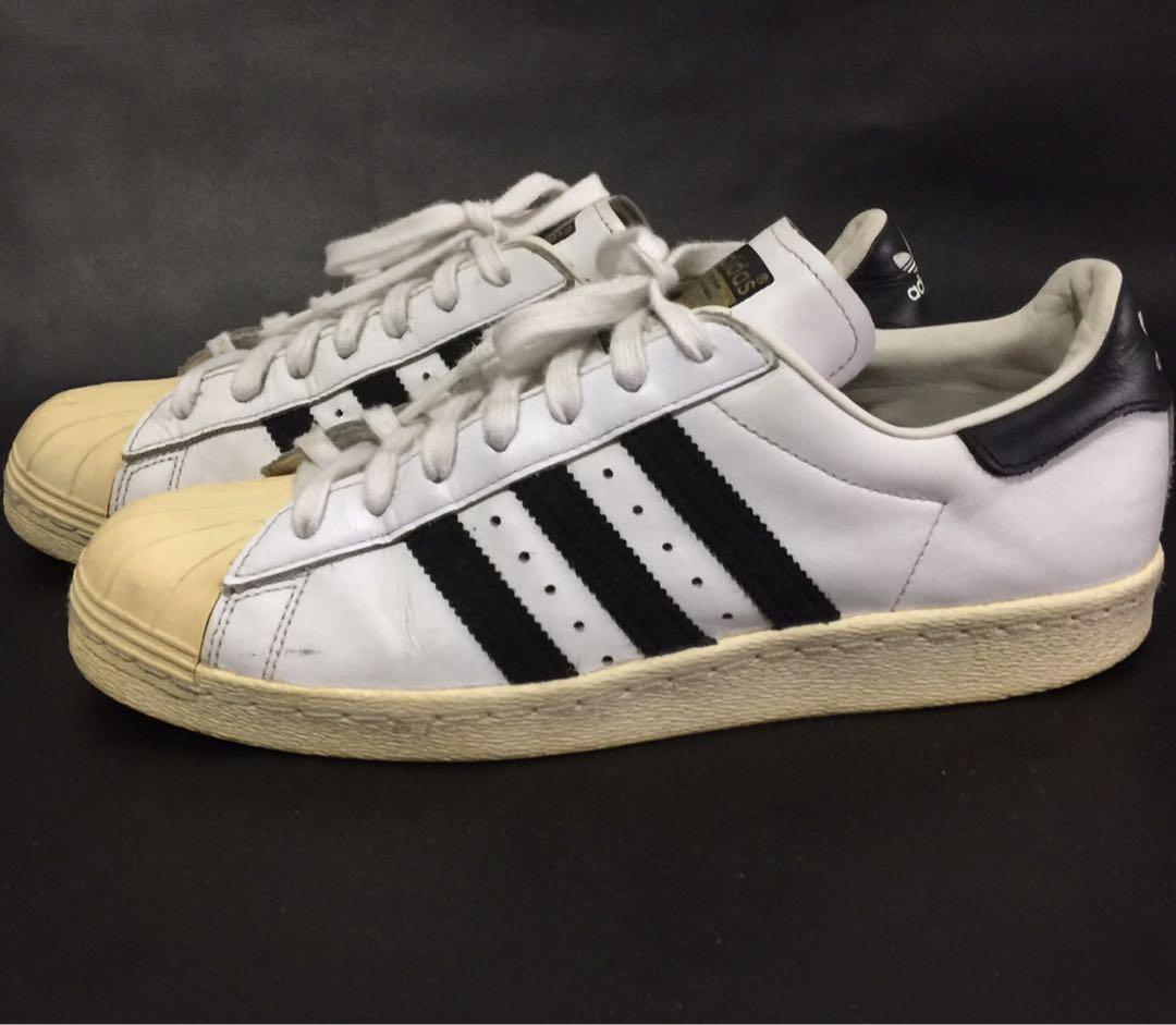 Adidas Superstar 80s Vintage Original, Fesyen Pria, Sepatu , Sneakers di  Carousell